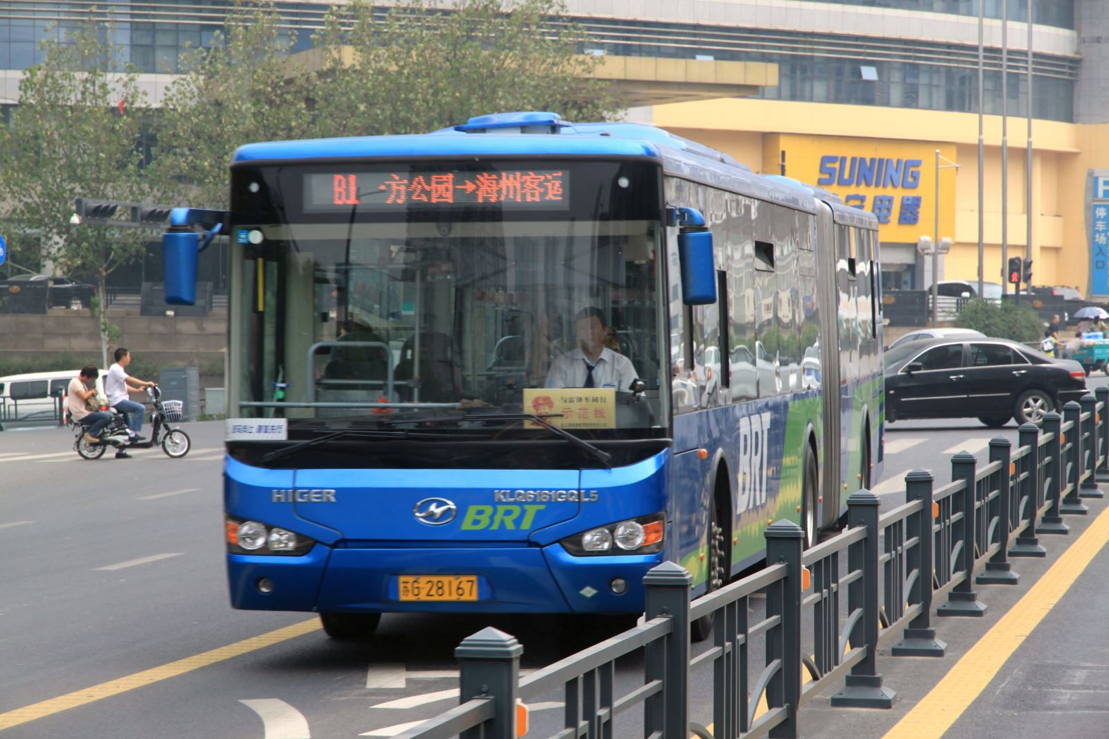 你發(fā)現(xiàn)了嗎？連云港的清潔能源公交車越來越多了！